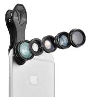Комплект объективов Apexel 5-in-1 для смартфона