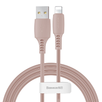 Кабель Baseus Colourful Cable USB - Lightning 2.4A 1.2м Розовый