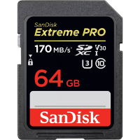 Карта памяти Sandisk Extreme Pro SDXC Card 64GB V30 UHS-I U3